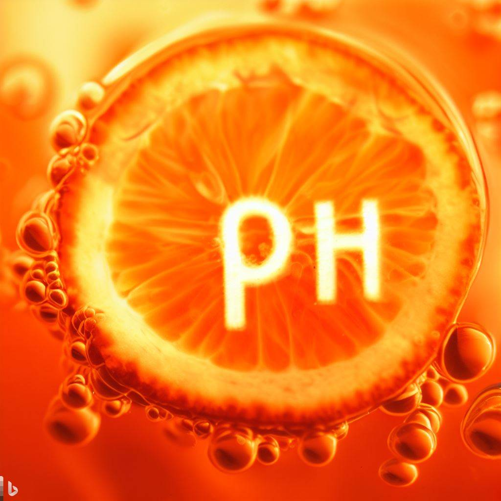 ph of orange 